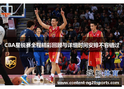 CBA星锐赛全程精彩回顾与详细时间安排不容错过